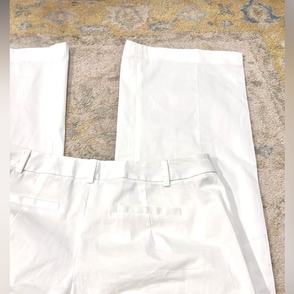 Milly,Luxury Clothier, White Belled Pants Made From Rich Italian Fabric, EUC, 2 - Picture 10 of 10